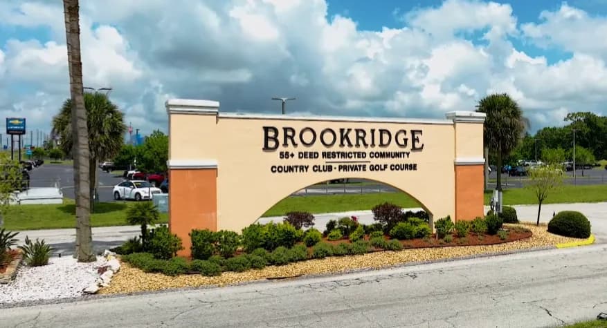 Brookridge community front sign